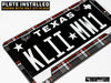 Gulf Oil Premium License Plate Frame - Racing Livery No.1