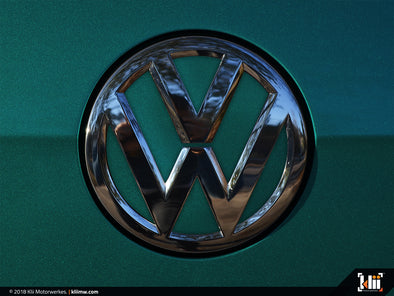Klii Motorwerkes VW Rear Badge Insert - Great Falls Green Metallic