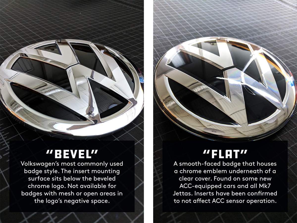 VOLKSWAGEN ALLEY 看板 VW Front Badge Insert - Great Falls Green Metallic – Klii