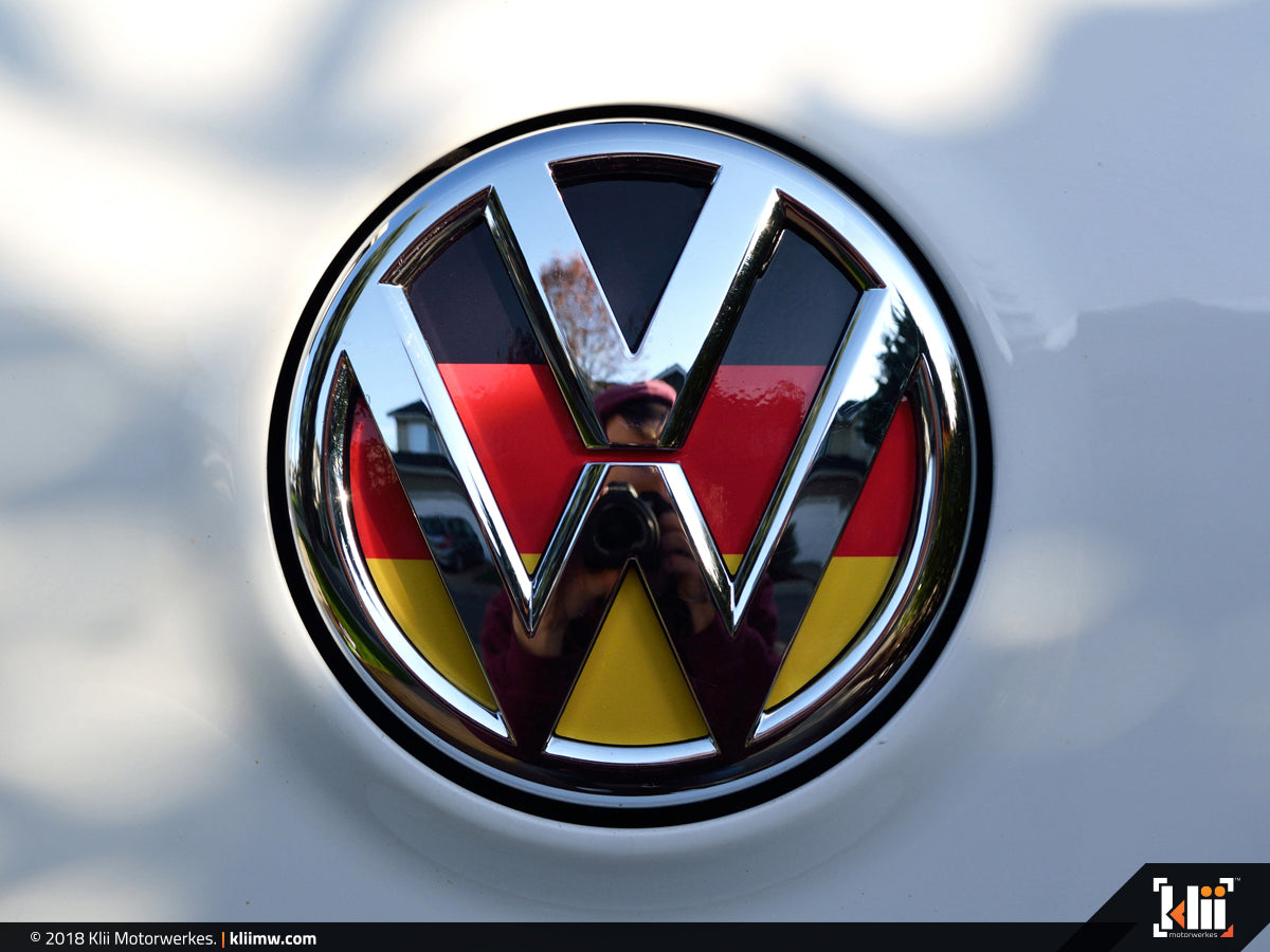 VW Rear Badge Insert - German Flag