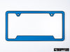 VW Volkswagen Premium License Plate Frame - Cornflower Blue (Black)