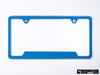 VW Volkswagen Premium License Plate Frame - Cornflower Blue (Silver)