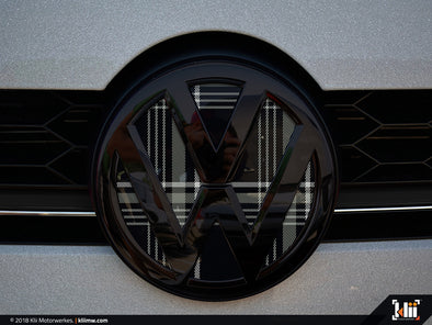 Klii Motorwerkes VW Front Badge Insert - Mk7 GTD Plaid