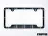 VW Volkswagen Premium License Plate Frame - Mk7 Blue Plaid (Black)