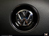 Klii Motorwerkes VW Steering Wheel Badge Insert - Mk7 Blue Plaid