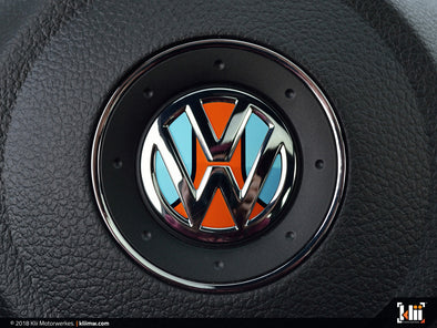 Klii Motorwerkes VW Steering Wheel Badge Insert - Racing Livery No.1