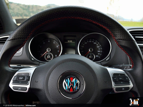 Klii Motorwerkes VW Steering Wheel Badge Insert - Racing Livery No.2