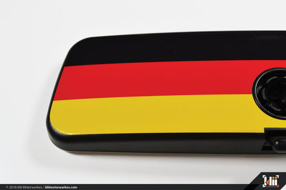 Klii Motorwerkes VW Rear View Mirror Overlay - German Flag