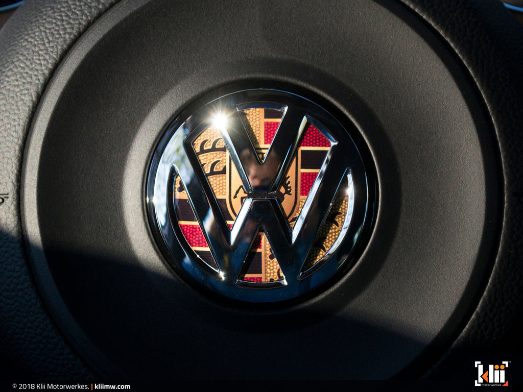 VW Steering Wheel Badge Insert - Stuttgart 