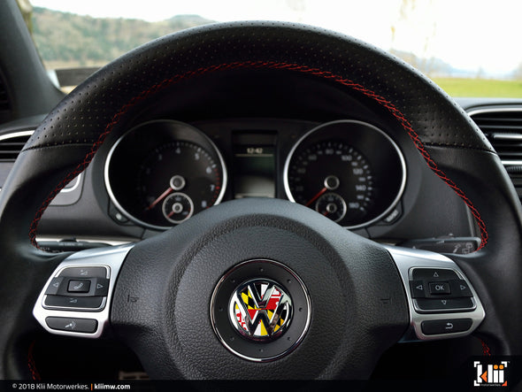 Klii Motorwerkes VW Steering Wheel Badge Insert - Maryland Flag