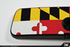 Klii Motorwerkes VW Rear View Mirror Overlay - Maryland Flag