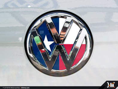 VW Rear Badge Insert - Texas Flag