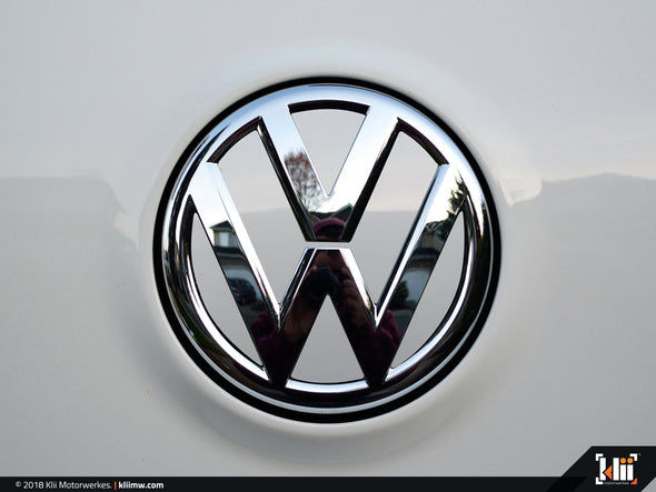 Klii Motorwerkes VW Rear Badge Insert - Candy White