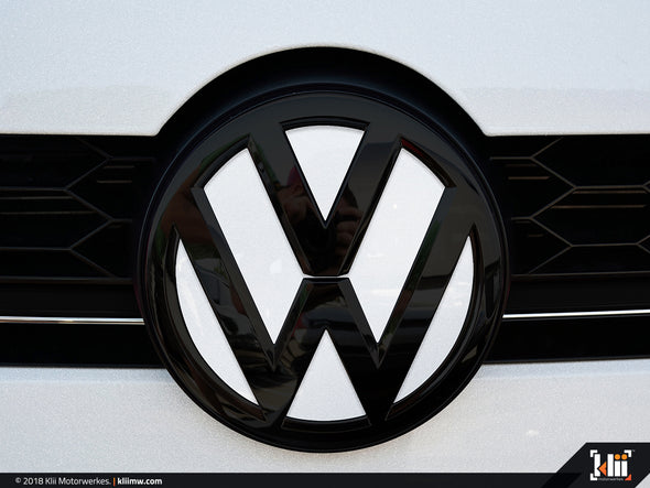 Klii Motorwerkes VW Front Badge Insert - Oryx White Pearl
