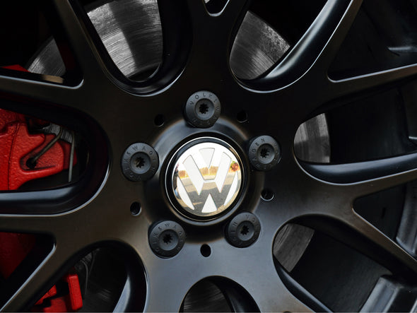 Klii Motorwerkes VW Center Cap Badge Insert Set - Oryx White Pearl