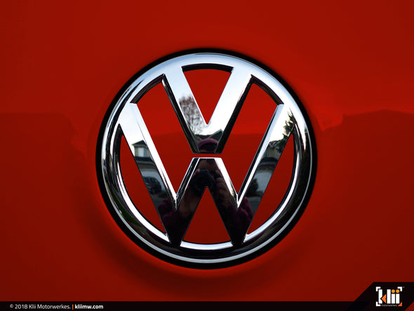 Klii Motorwerkes VW Rear Badge Insert - Tornado Red