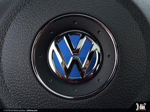 Klii Motorwerkes VW Steering Wheel Badge Insert - Rising Blue Metallic