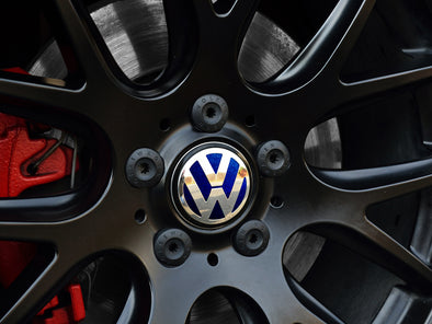 Klii Motorwerkes VW Center Cap Badge Insert Set - Shadow Blue Metallic