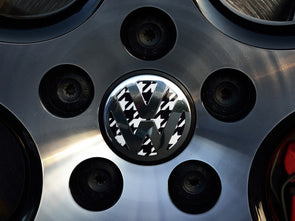 Klii Motorwerkes VW Center Cap Badge Insert Set - Houndstooth
