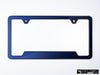 VW Volkswagen Premium License Plate Frame - Night Blue Metallic (Black)