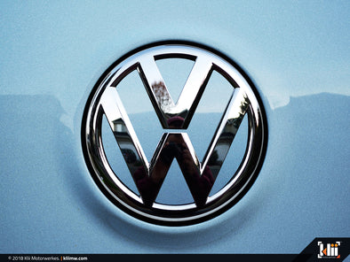 Klii Motorwerkes VW Rear Badge Insert - Shark Blue Metallic