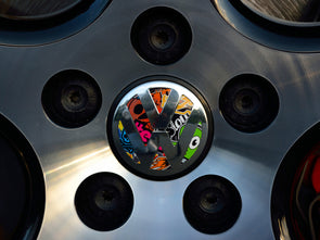 Klii Motorwerkes VW Center Cap Badge Insert Set - Stickerbomb