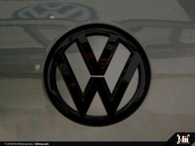 VW Steering Wheel Badge Insert - Limestone Gray Metallic – Klii Motorwerkes