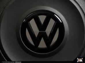 Klii Motorwerkes VW Steering Wheel Badge Insert - Limestone Gray Metallic