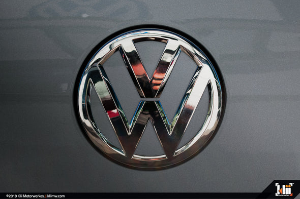 Klii Motorwerkes VW Rear Badge Insert - Indium Gray Metallic