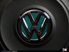 Klii Motorwerkes VW Steering Wheel Badge Insert - Great Falls Green Metallic (GTI Mk7.5 | 2018-Current)
