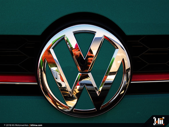 Klii Motorwerkes VW Front Badge Insert - Great Falls Green Metallic