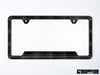 VW Volkswagen Premium License Plate Frame - Mk5 GTI Plaid (Black)