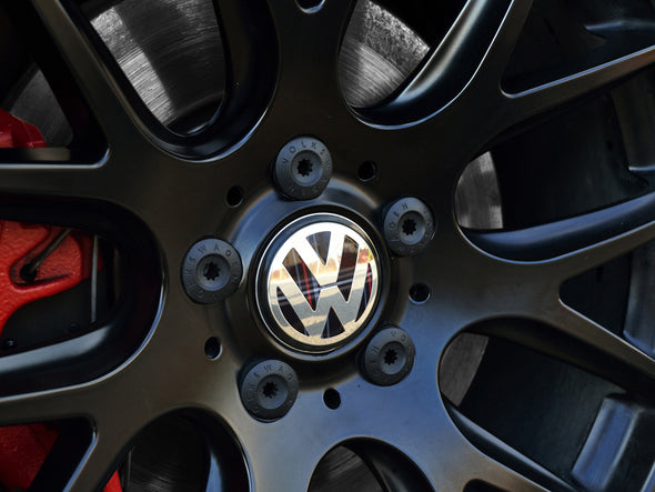Klii Motorwerkes VW Center Cap Badge Insert Set - Mk5 GTI Plaid