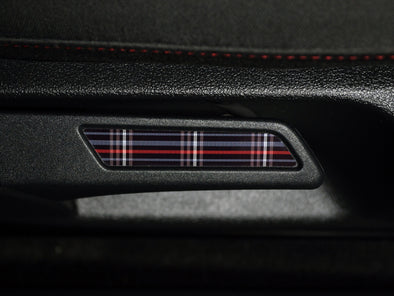 Klii Motorwerkes VW Seat Lever Insert Set - Mk5 GTI Plaid