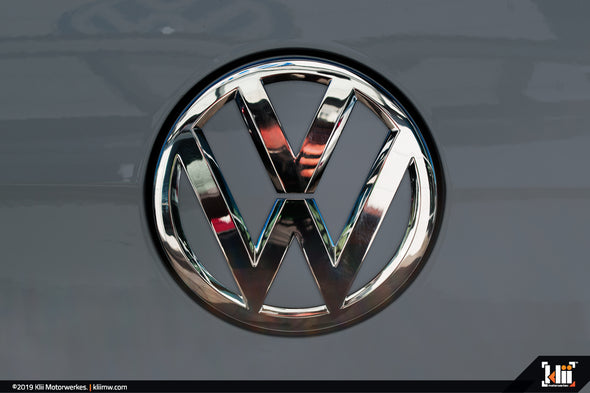 Klii Motorwerkes VW Rear Badge Insert - Urano Gray