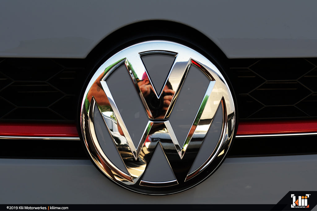 VW Front Badge Insert - Urano Gray – Klii Motorwerkes
