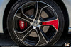 Klii Motorwerkes VW Austin Wheel Overlay Kit - Gloss Black + Tornado Red